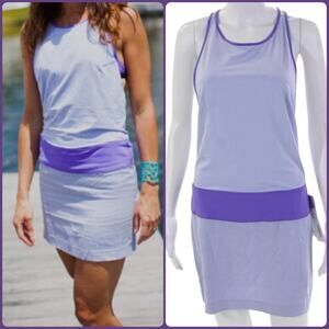Lululemon Blissed Out Dress Cool Breeze‎ Purple Size 4 Beach Coverup NEW/NWT!!